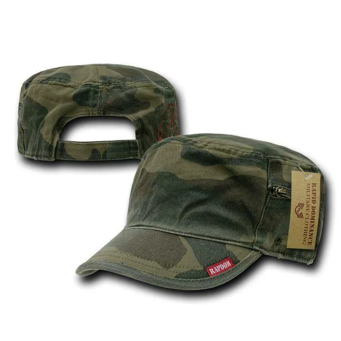 1 Dozen Bdu Patrol Military Cotton W Zipper Camo Camouflage Caps Hats Wholesale Bulk