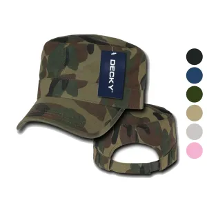 1 Dozen Washed Cotton Army Gi Military Bdu Cadet Castro Caps Hats Wholesale