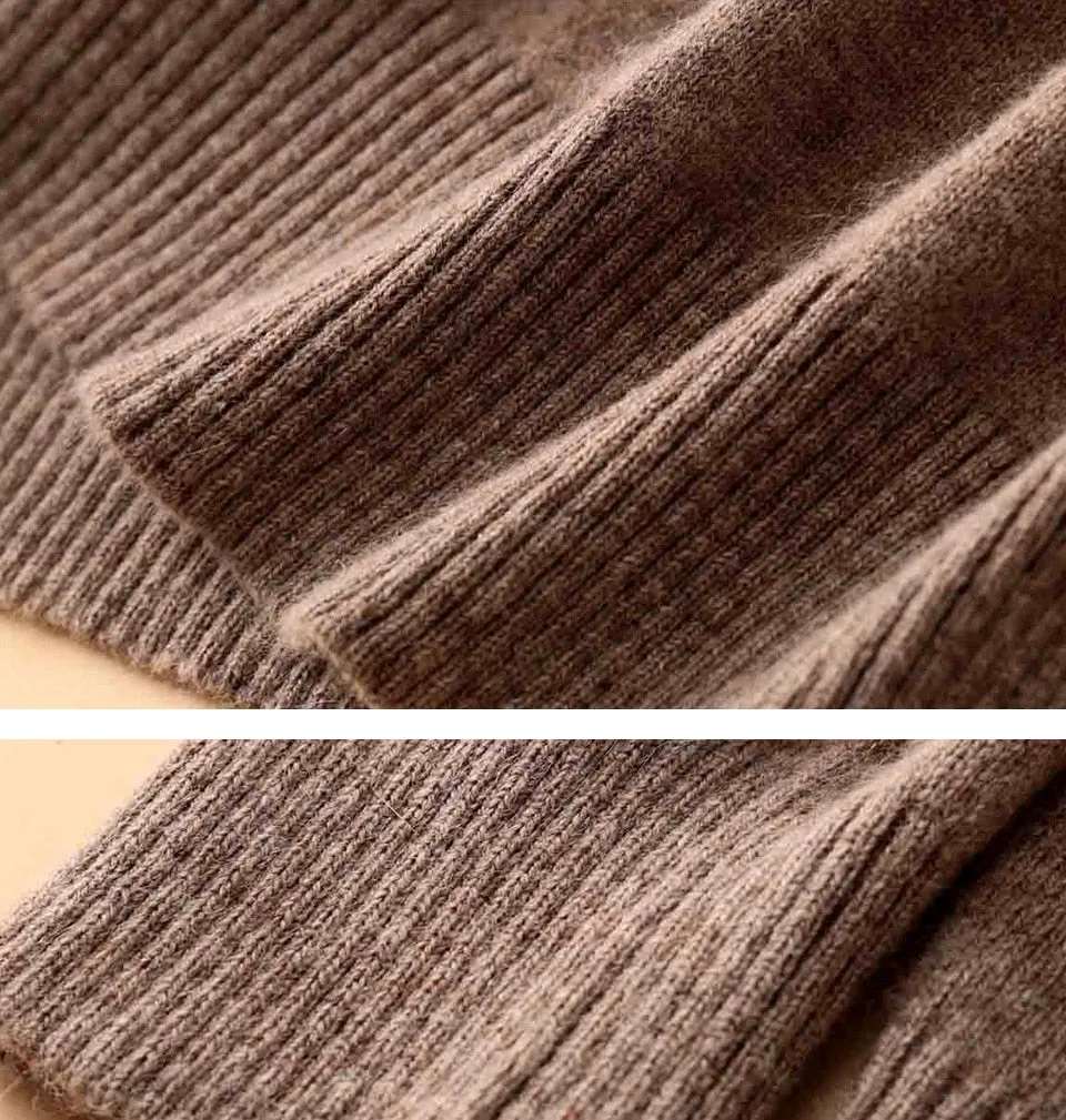 100% Merino Wool Turtleneck Sweater