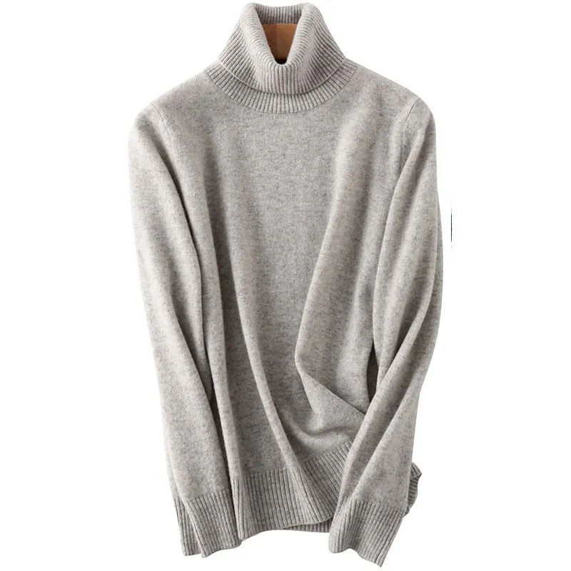 100% Merino Wool Turtleneck Sweater