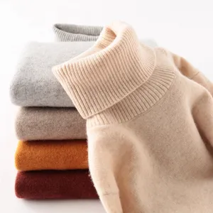 100% Merino Wool Turtleneck Sweater