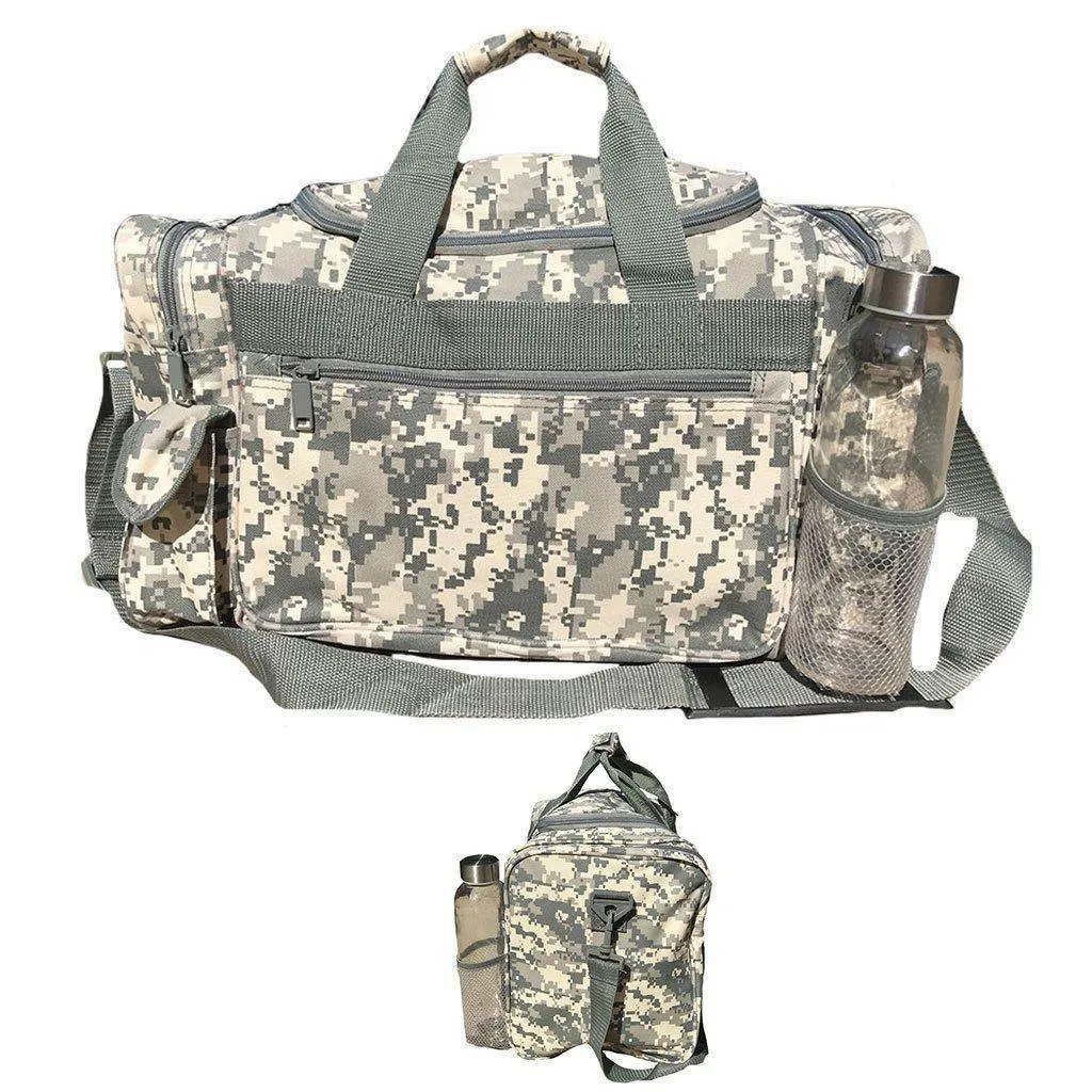 18 inch Camo Camouflage Army Duffle Bags Military Acu Sports Gym Travel Carry-On