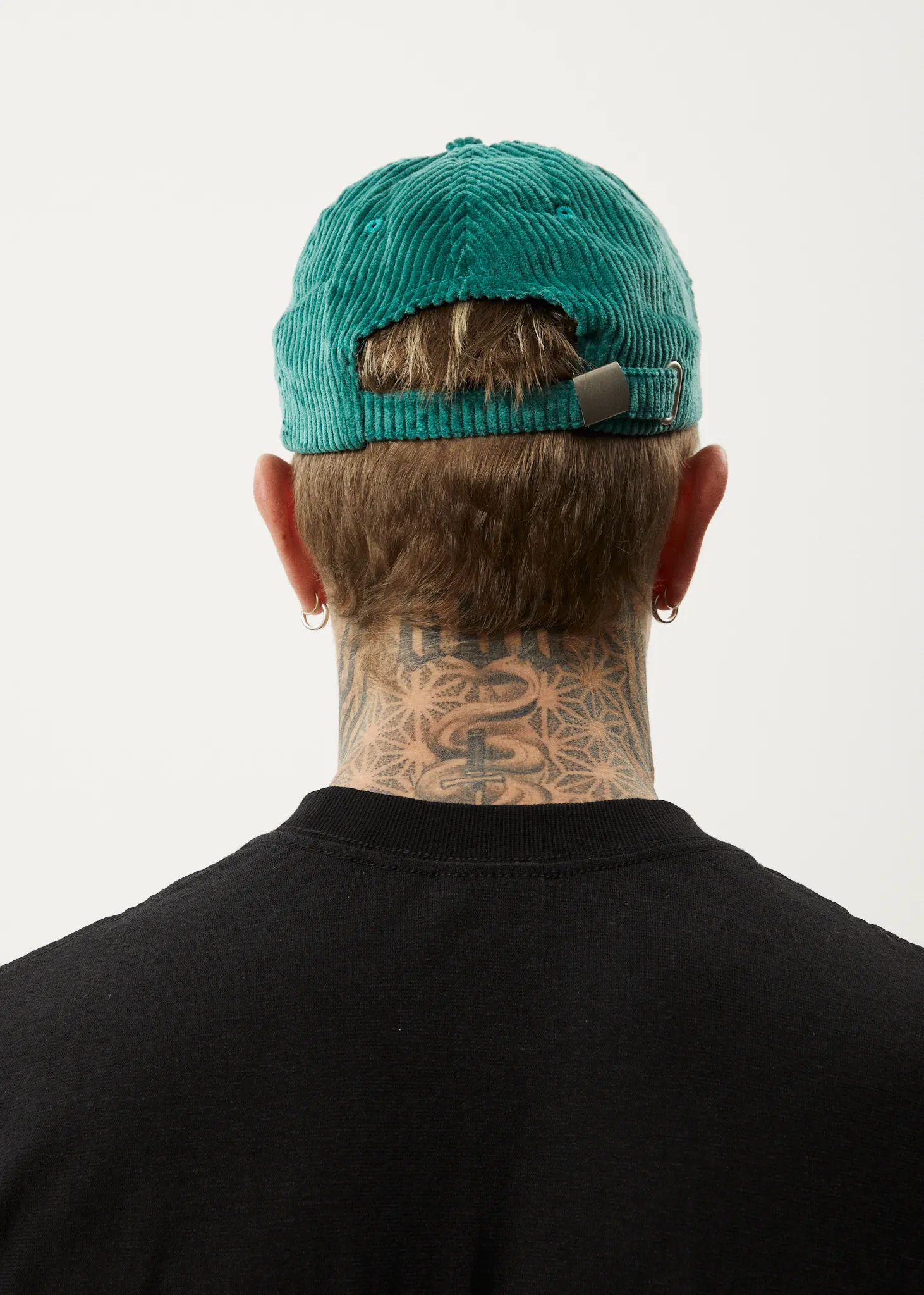 AFENDS Unisex Union - Corduroy Six Panel Cap - Emerald