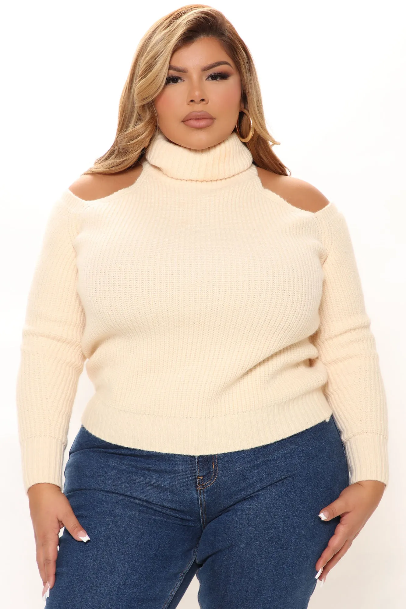 Alana Turtleneck Sweater - Cream