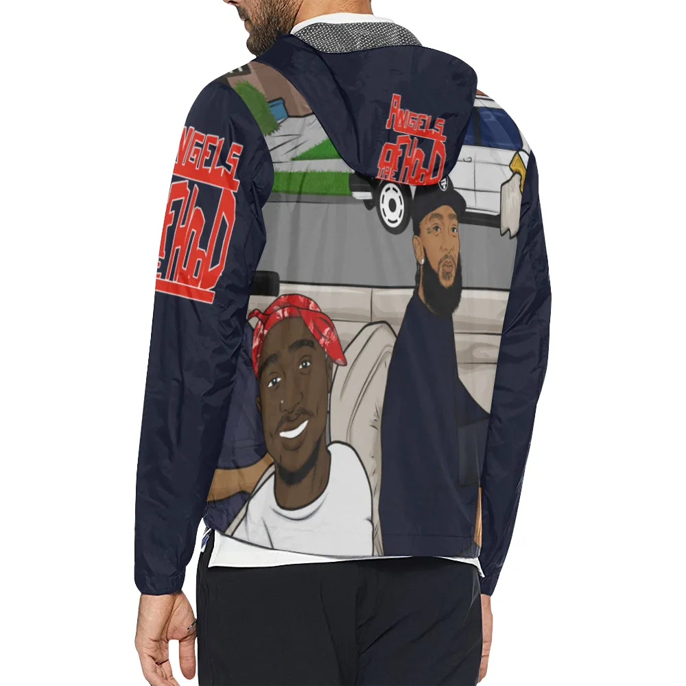 ANGEL OF THE HOOD All Over Print Windbreaker for Unisex