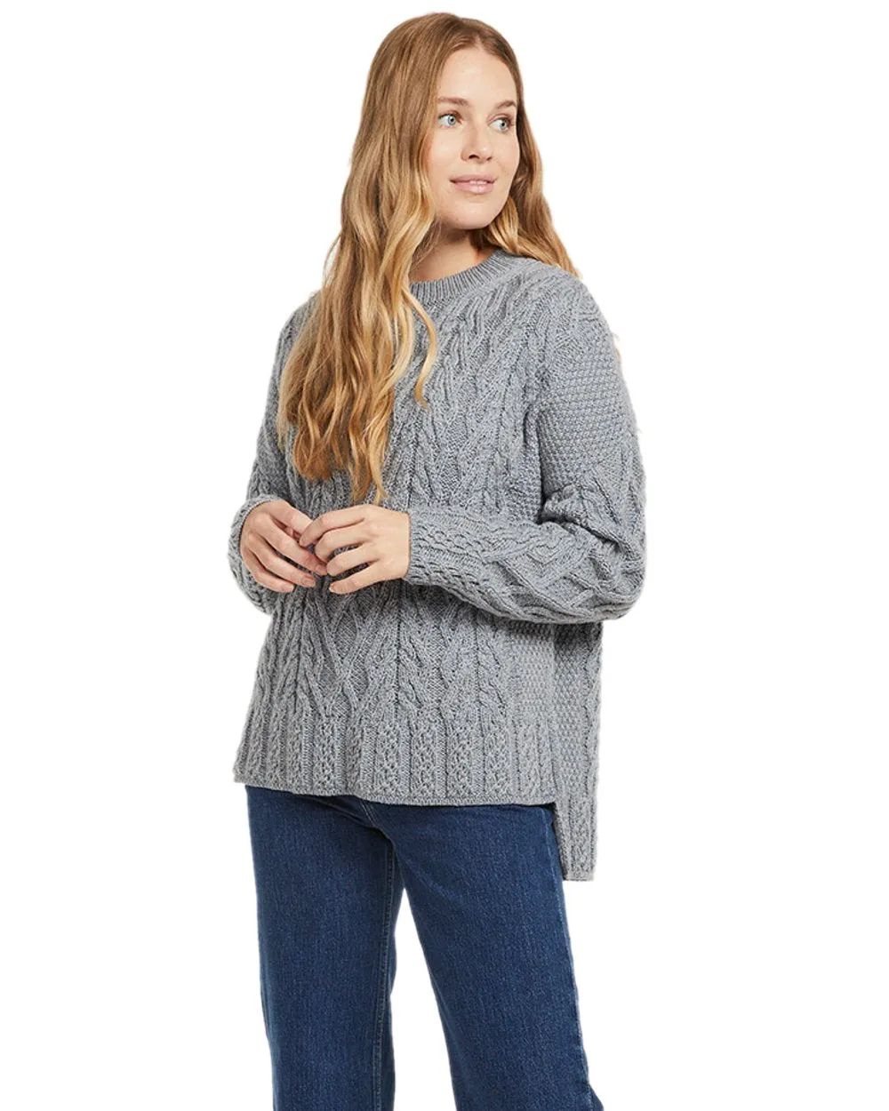 Aran Vented Box Sweater