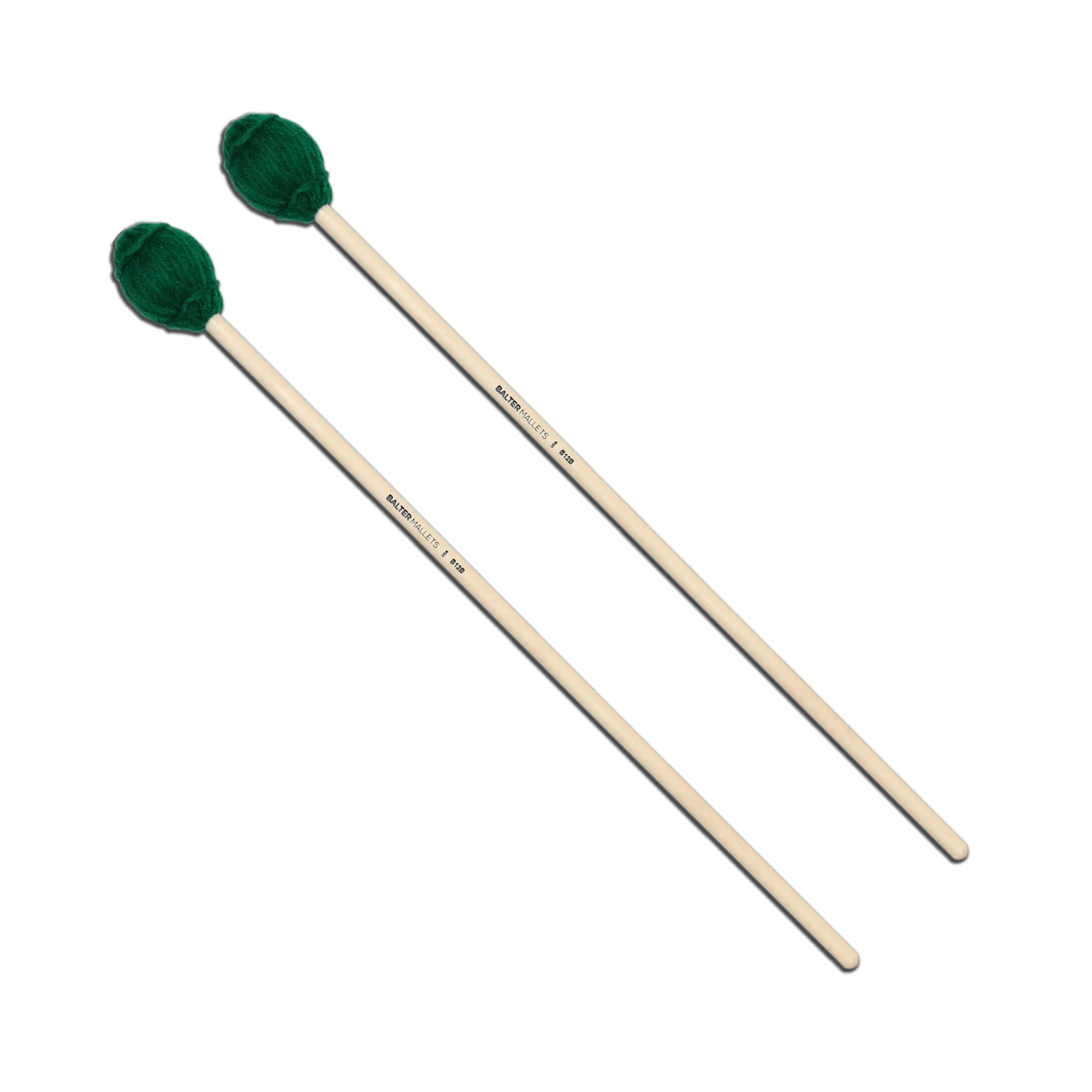 B12 - Ensemble - Medium Hard, Green Yarn Mallets