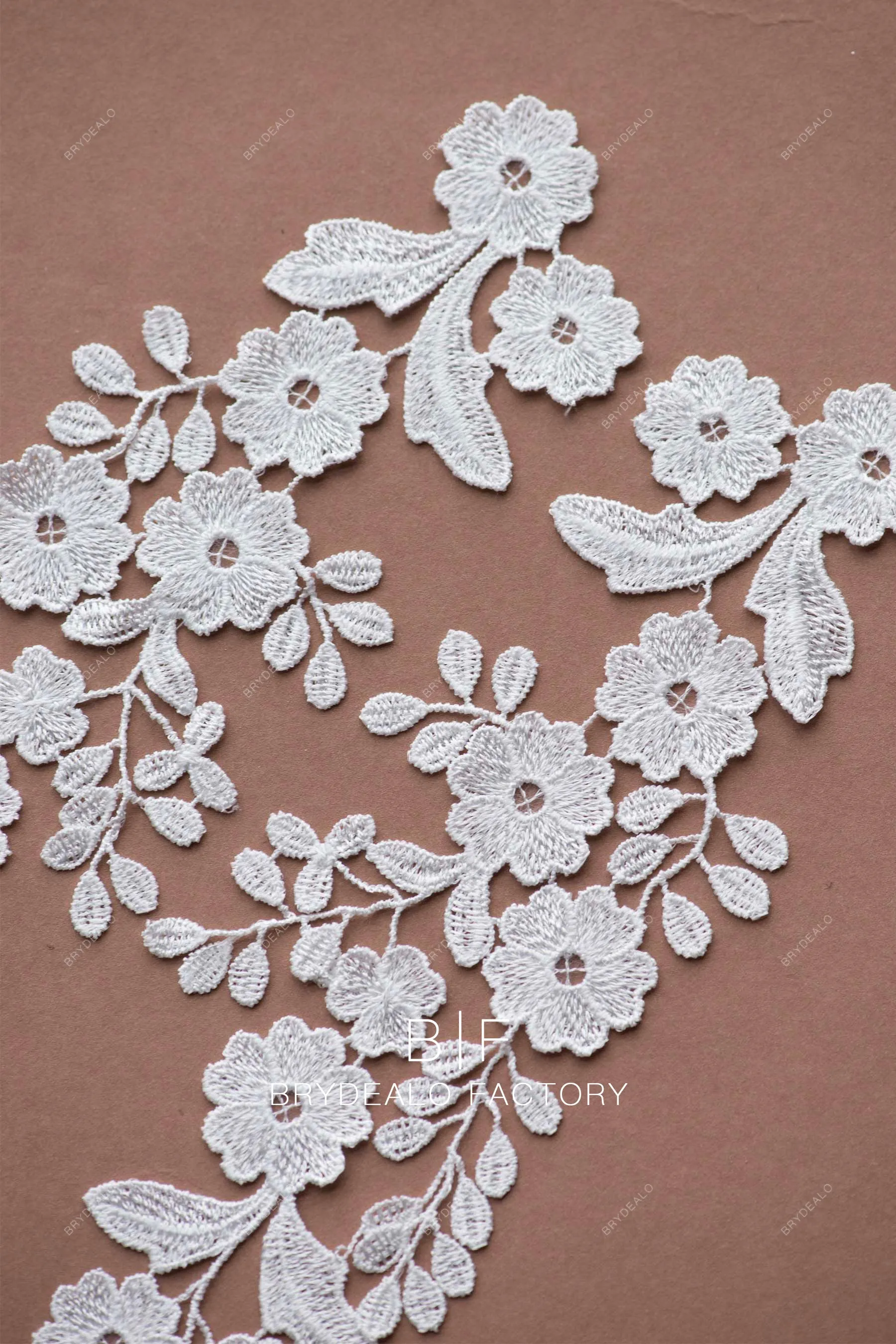 Best Motif Chemical Lace Appliques For Sale