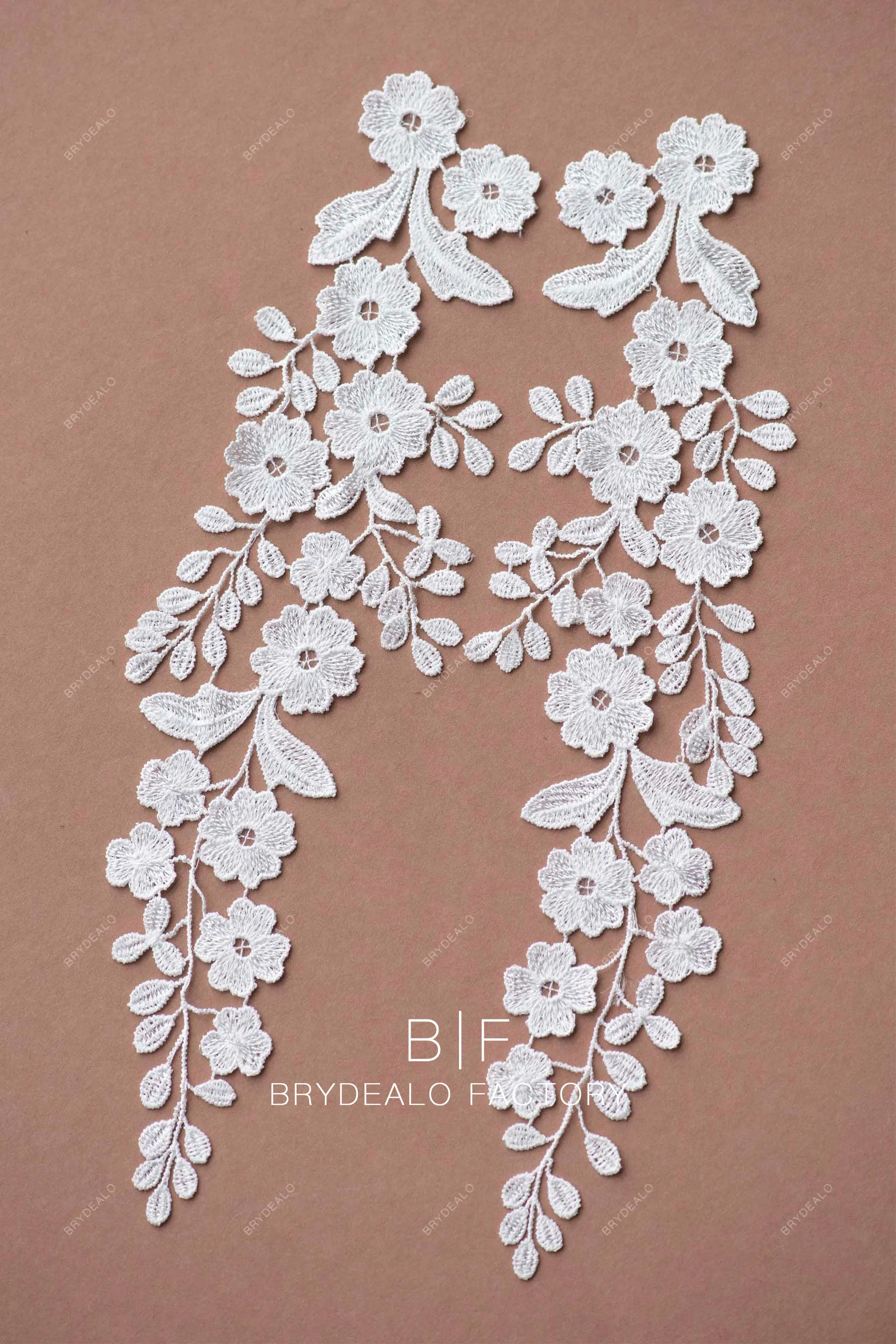 Best Motif Chemical Lace Appliques For Sale