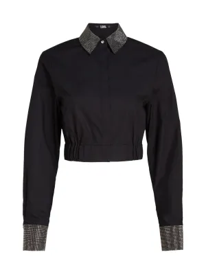 Blouse Karl Lagerfeld, black