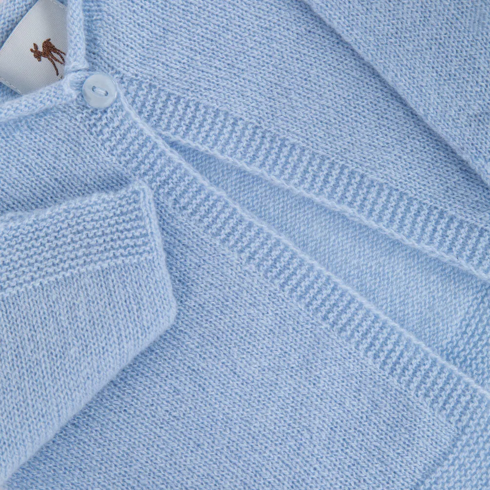 Cashmere Baby Cardigan - Blue