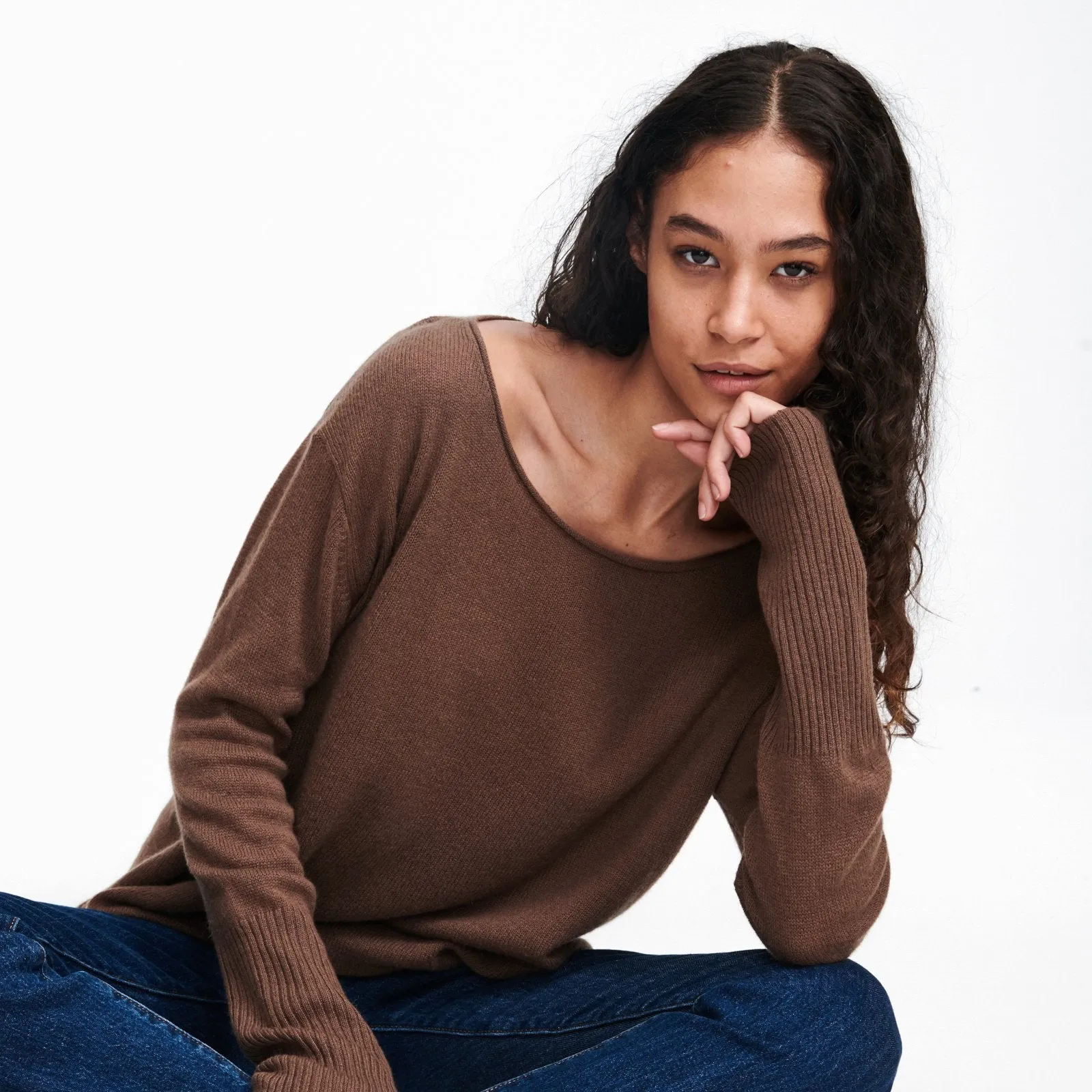 Cashmere Boatneck Sweater