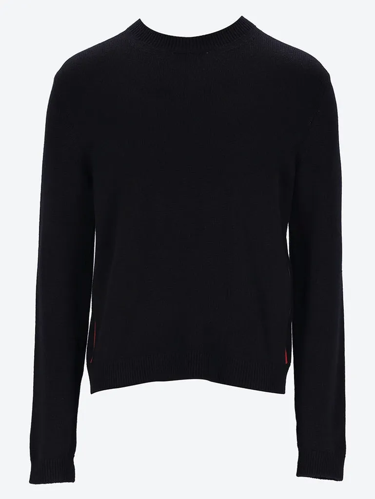 Cashmere crewneck sweater