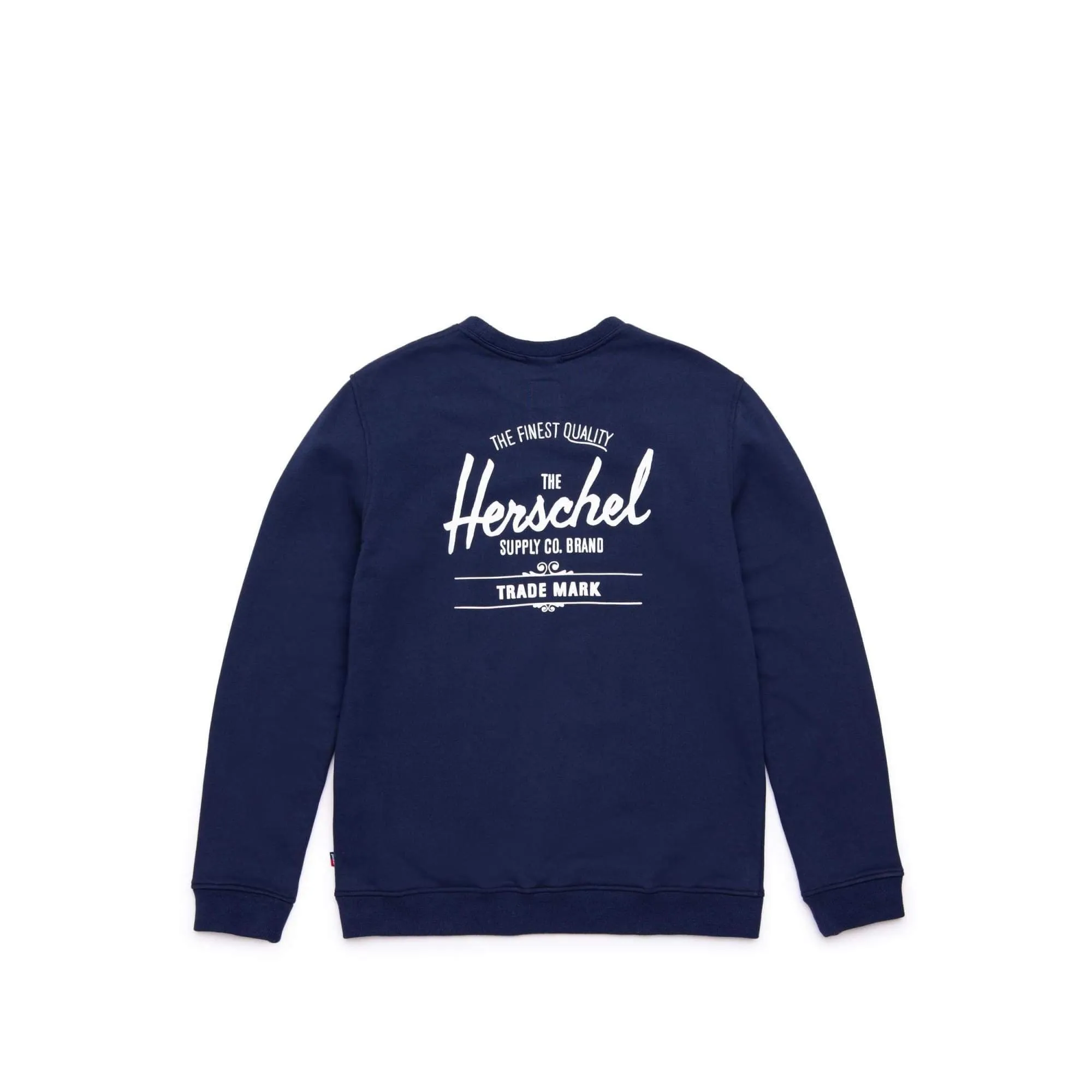 Crewneck Classic Logo Peacoat/White