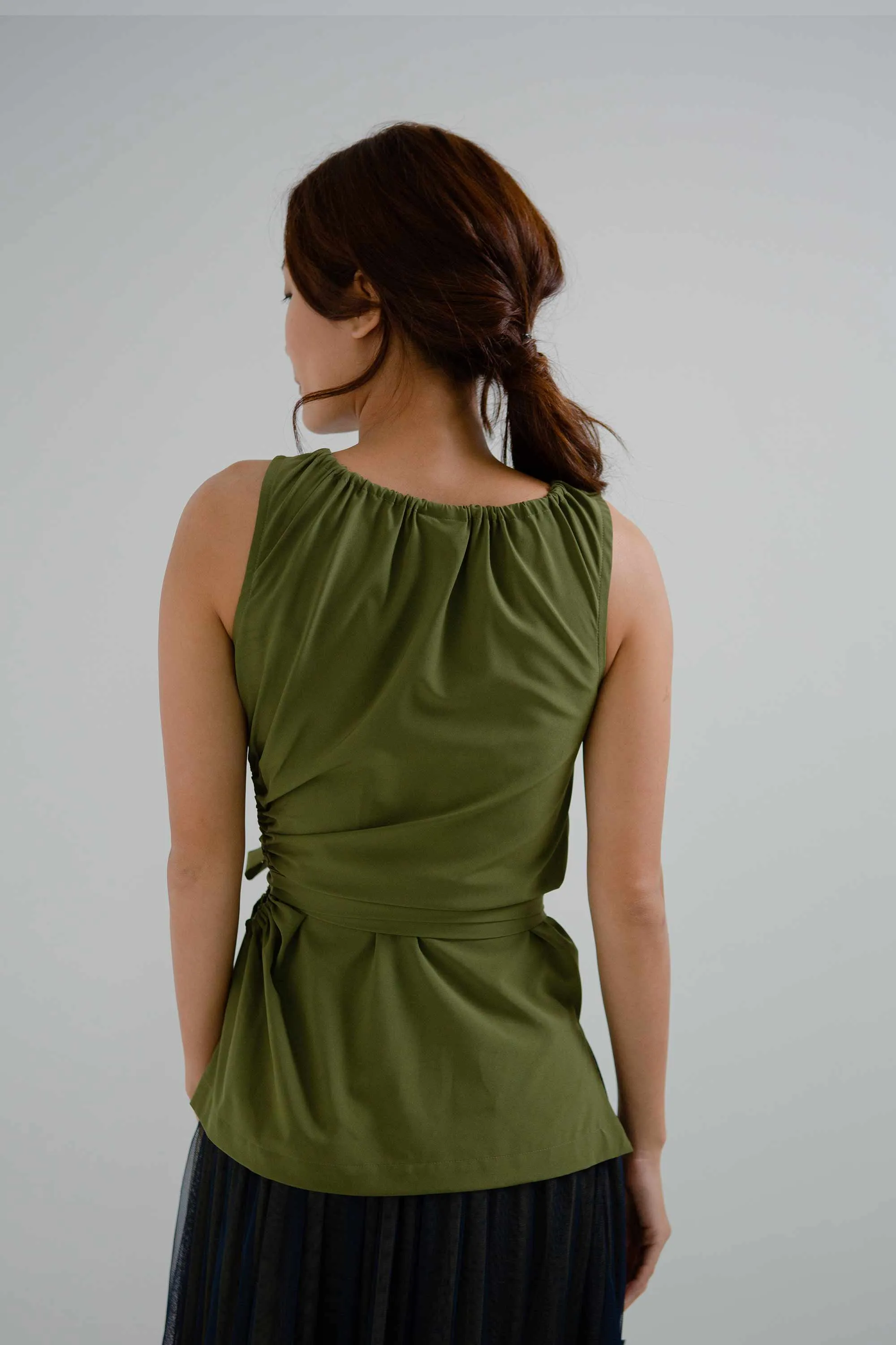 Cut-out Top (Olive)