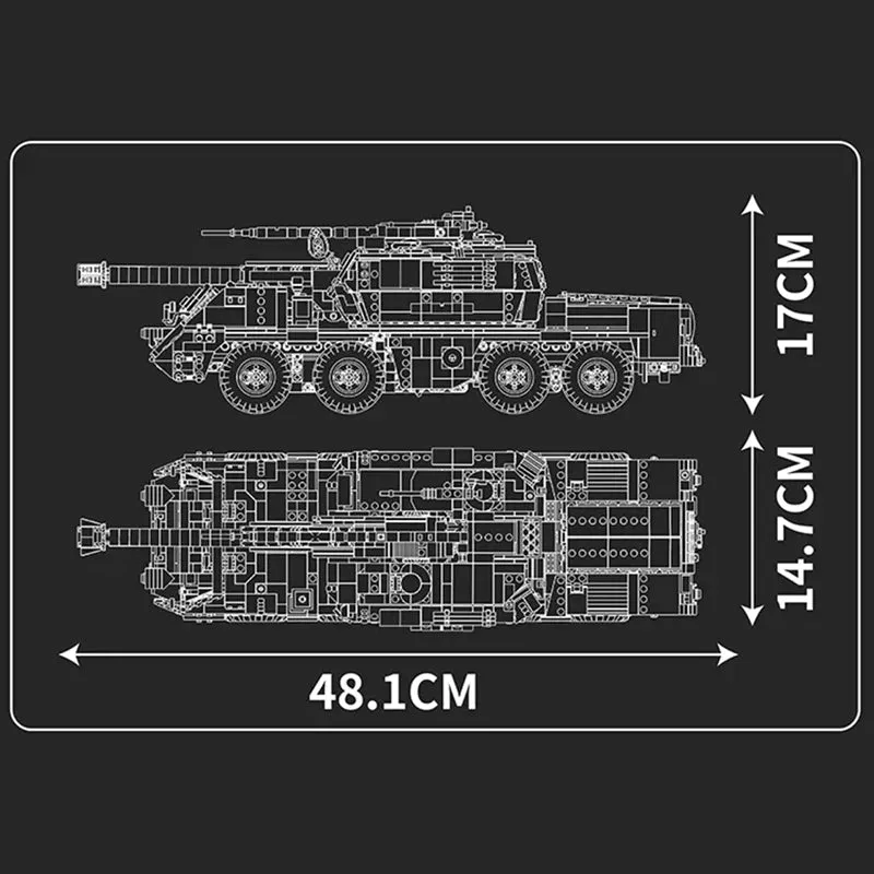 DANA SELF-PROPELLED ARTILLERY TANK | 1922PCS