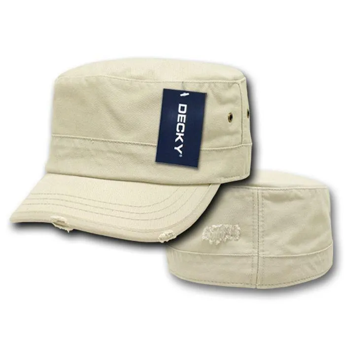 Decky Bdu G.I. US Military Patrol Cadet Army Distressed Fitted Hats Caps