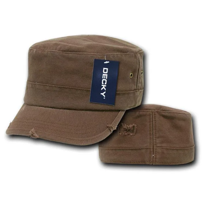 Decky Bdu G.I. US Military Patrol Cadet Army Distressed Fitted Hats Caps