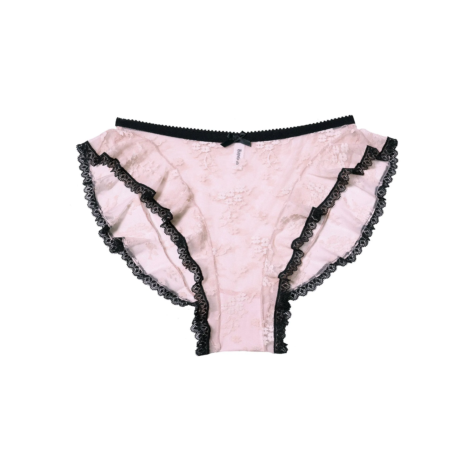 Delphine Knickers Pink Clover Lace