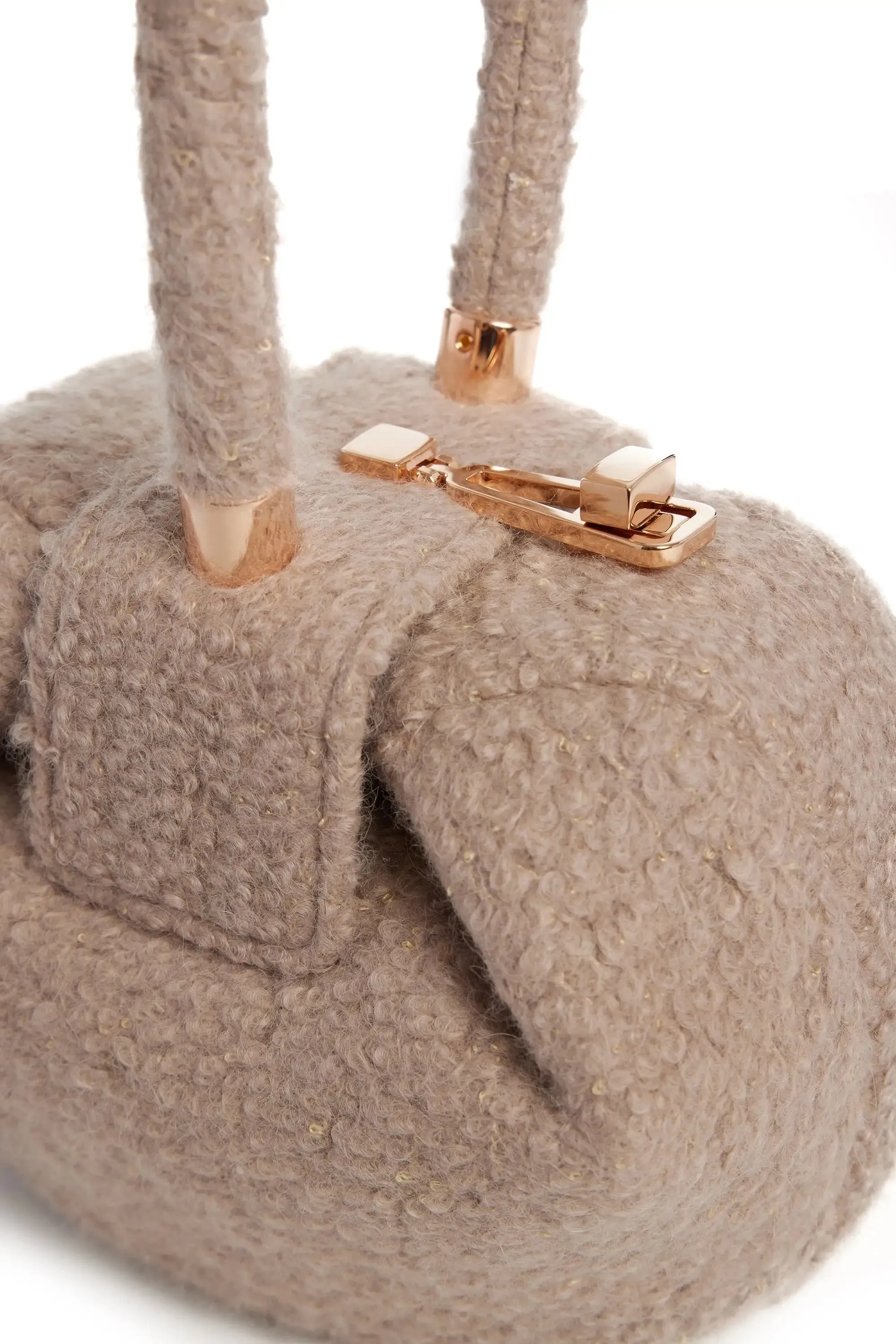 Demi Bag in Camel Cashmere Boucle