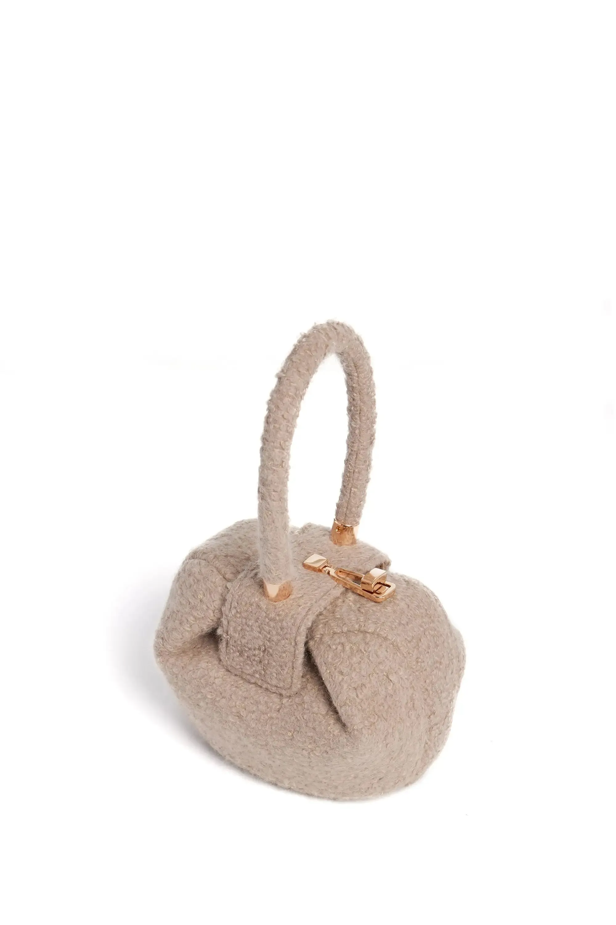 Demi Bag in Camel Cashmere Boucle