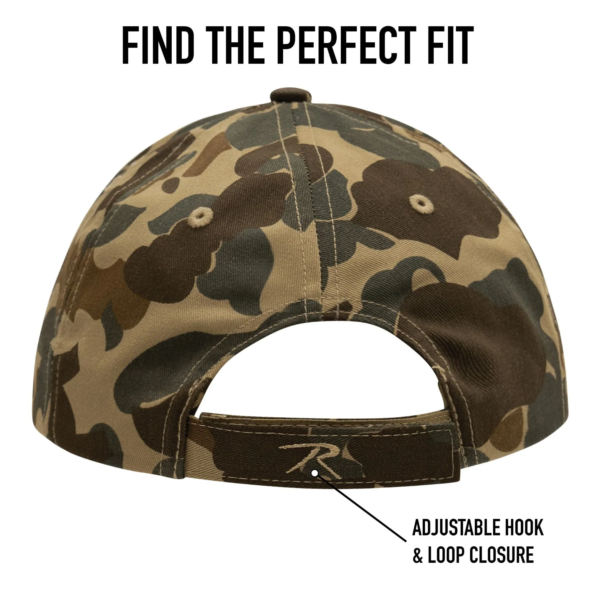 Digital Woodland Camouflage - Military Low Profile Adjustabe Baseball Cap