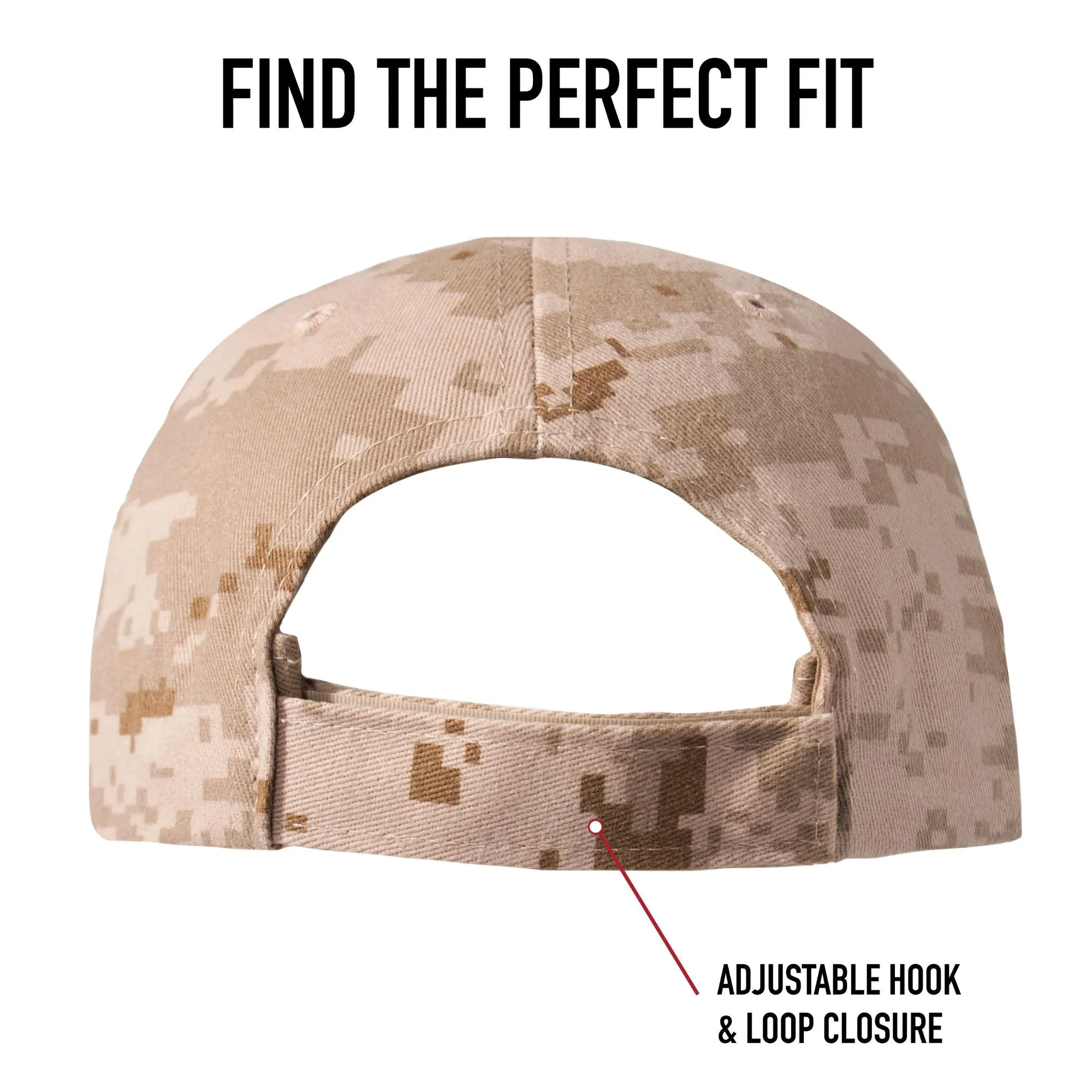 Digital Woodland Camouflage - Military Low Profile Adjustabe Baseball Cap