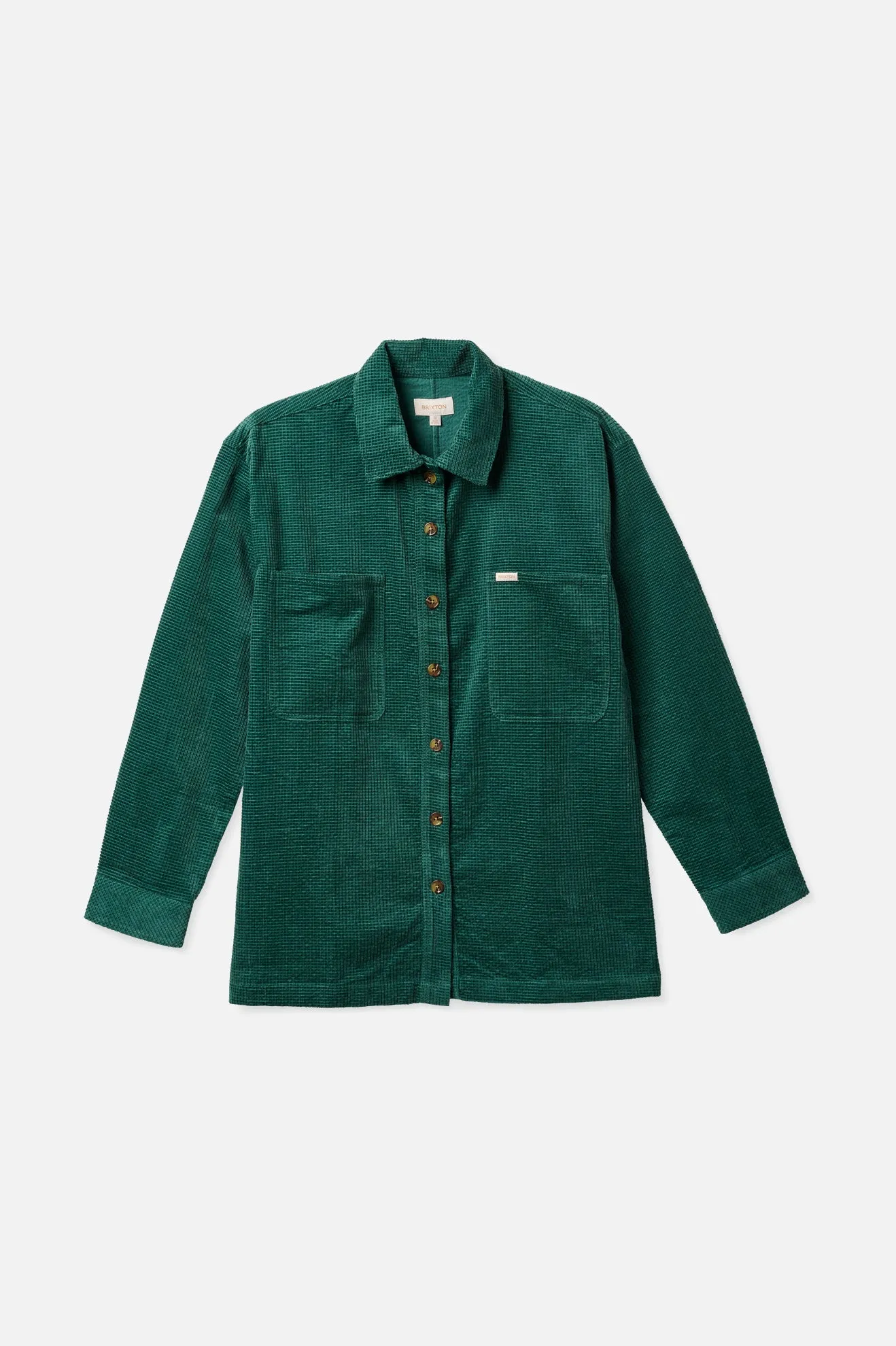 Dundee Corduroy Overshirt - Emerald