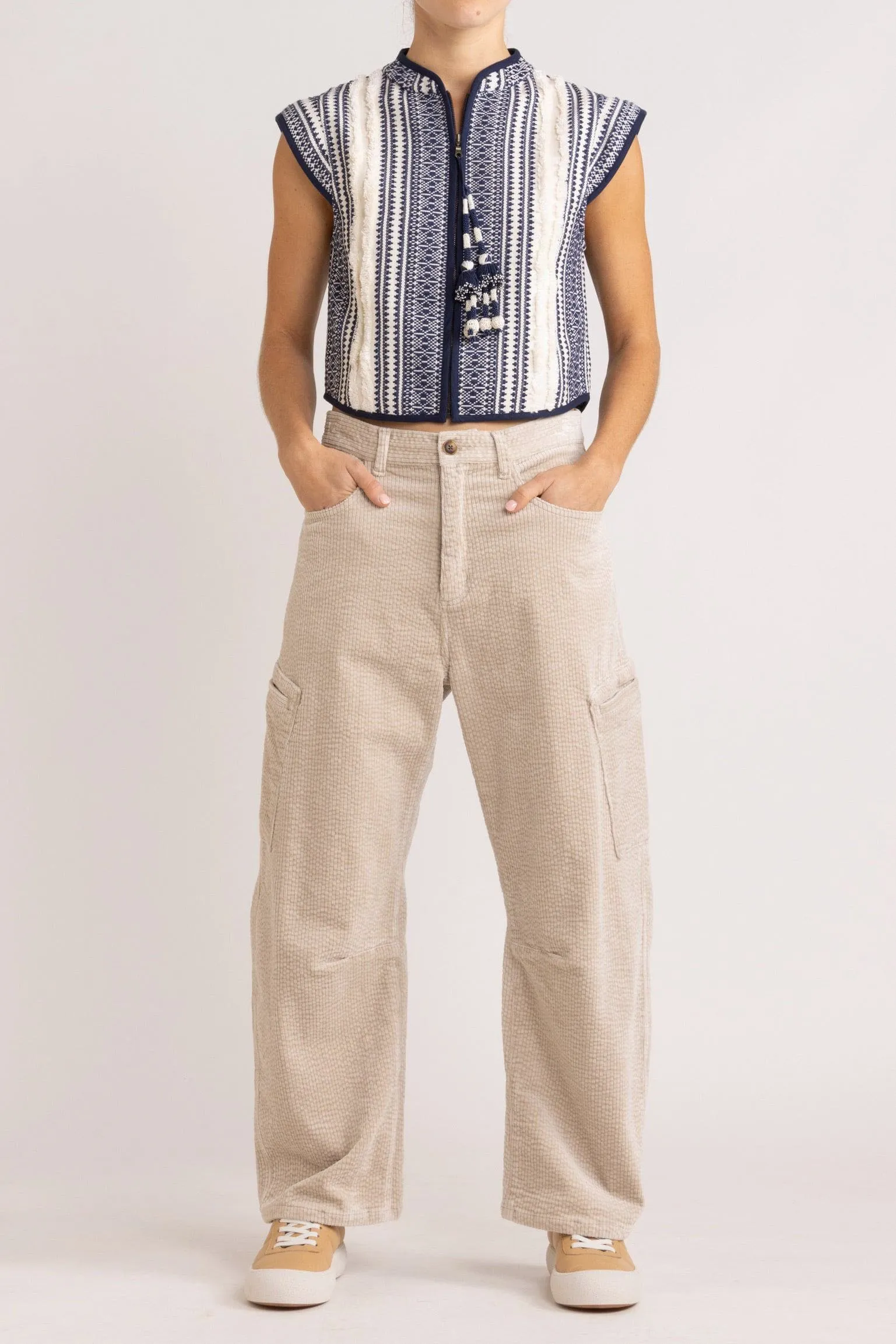 Dune Bow Leg Corduroy Pant