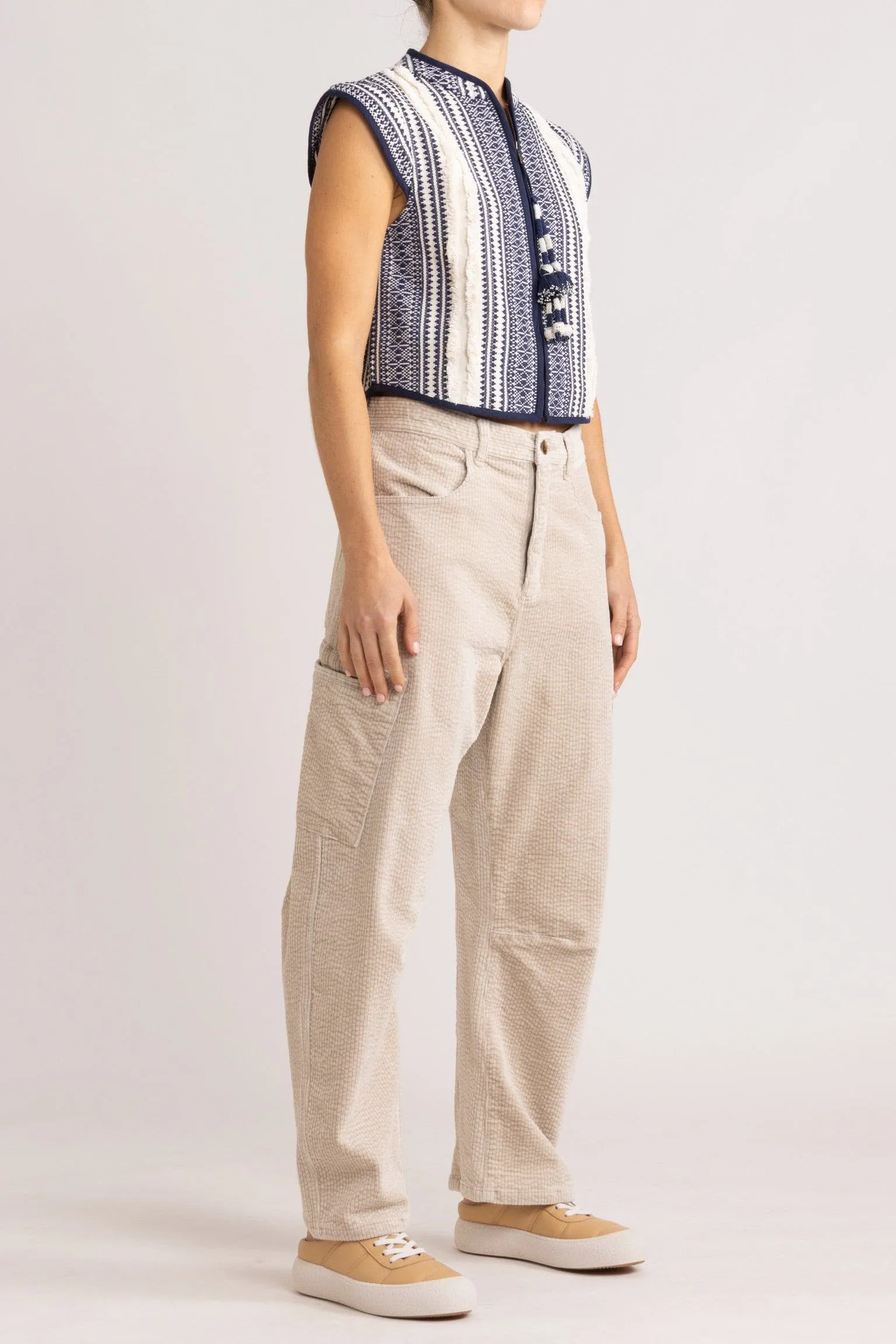 Dune Bow Leg Corduroy Pant