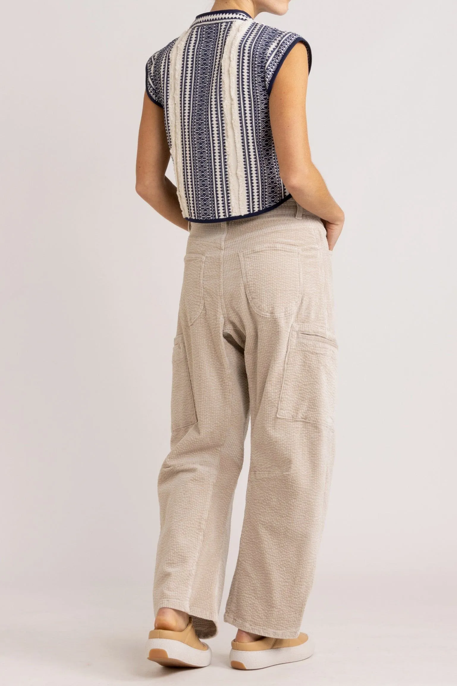 Dune Bow Leg Corduroy Pant