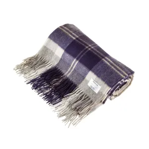 Edinburgh Cashmere Blanket Bannockbane Silver