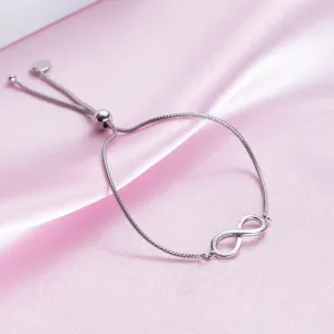 Endless Elegance 925 Sterling Silver Infinity Bracelet