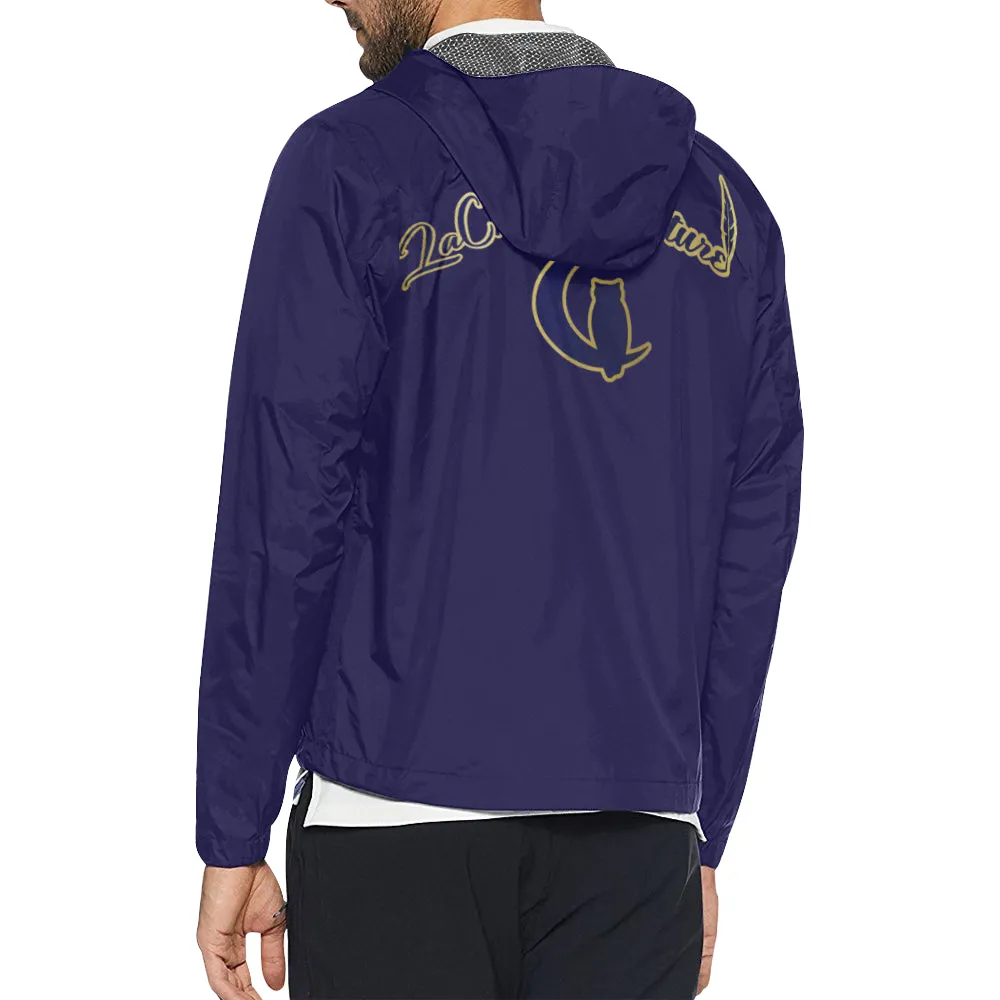 EXCELLENCE NAVY Unisex All Over Print Windbreaker