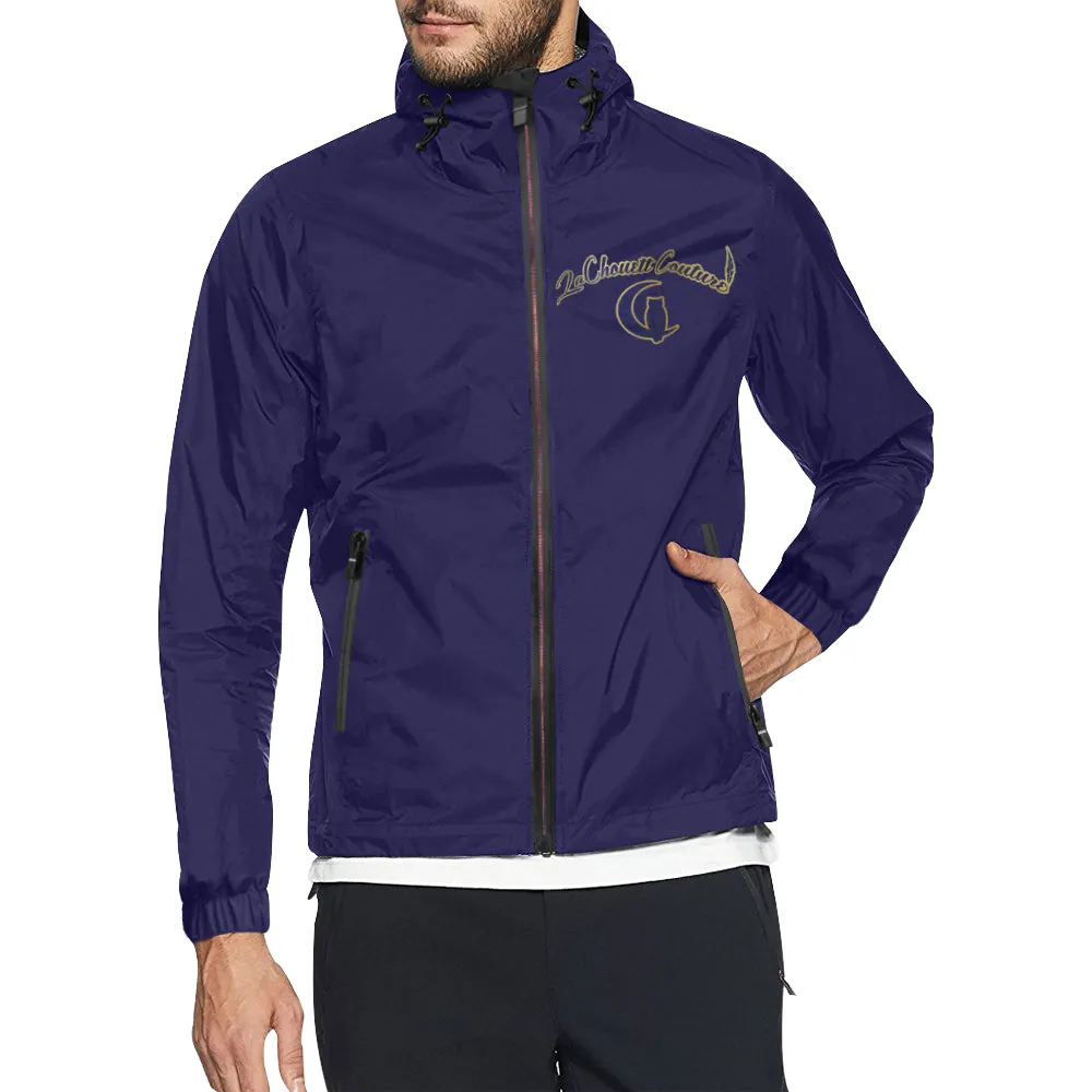 EXCELLENCE NAVY Unisex All Over Print Windbreaker