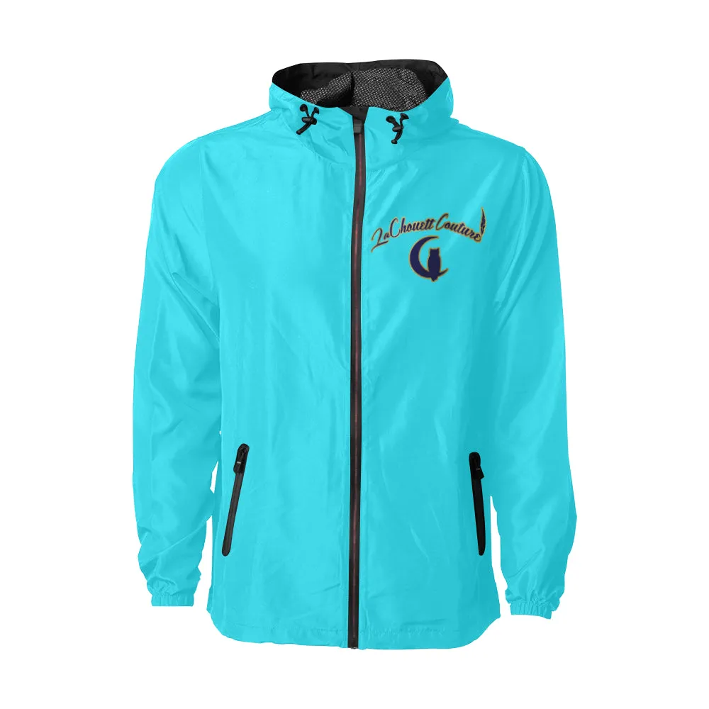 EXCELLENCE TURQUOISE Unisex All Over Print Windbreaker