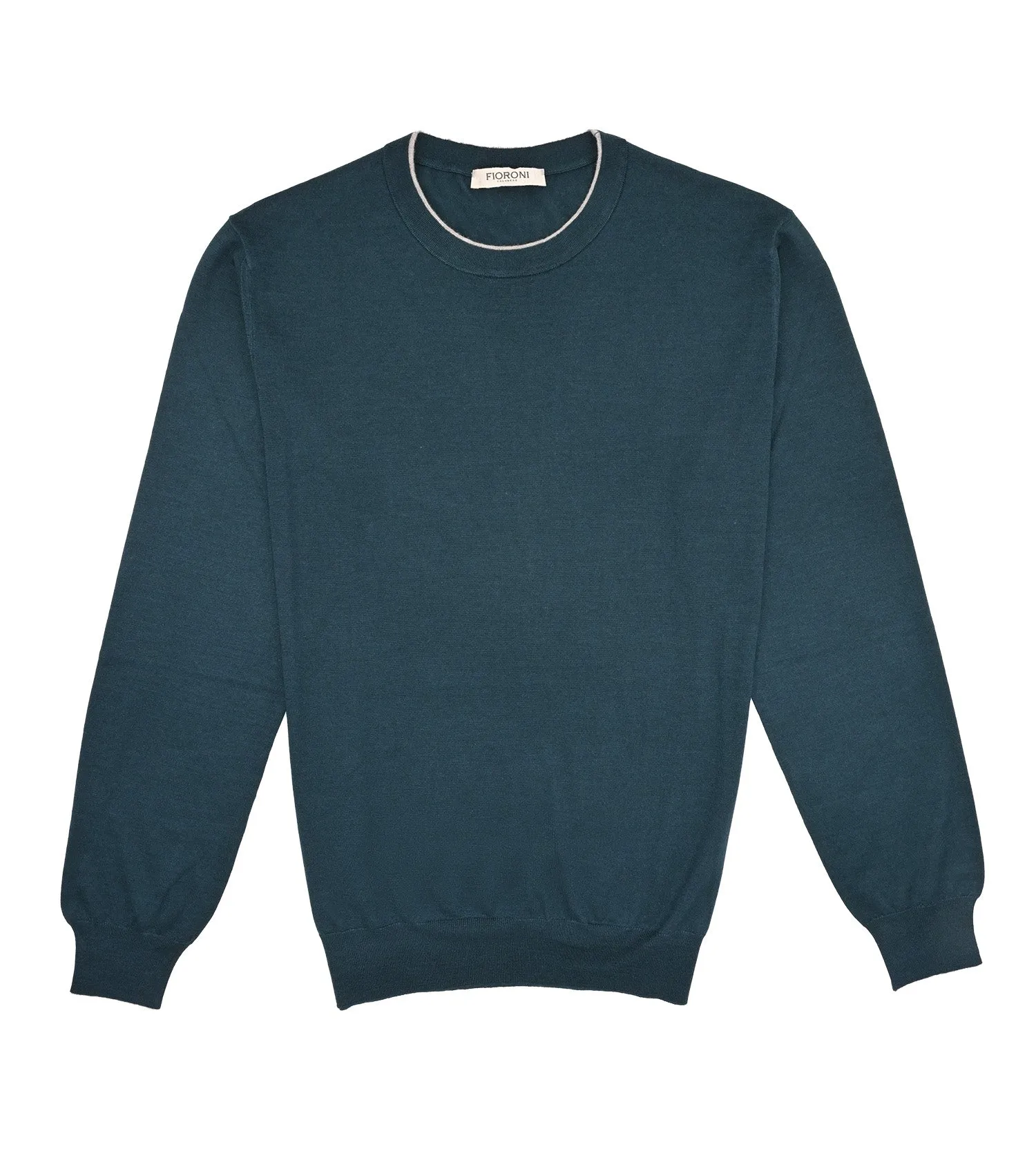 FIORONI CASHMERE Cashmere Silk Crewneck Sweater