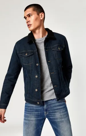 FRANK JACKET IN SHADED RINSE SHERPA