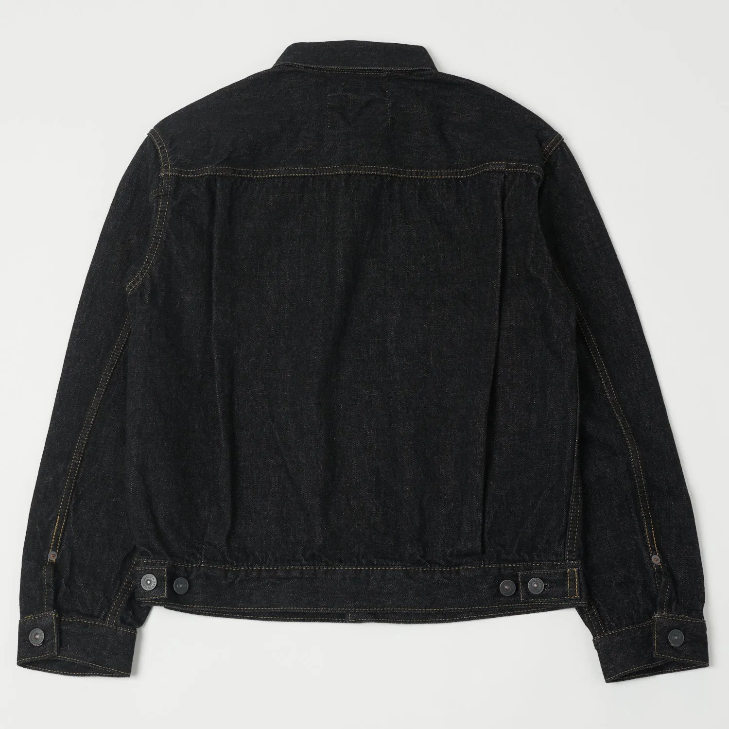 Freewheelers 507B 'The Vanishing West' 14oz Type II Denim Jacket - Black