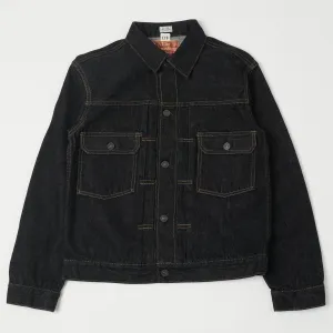 Freewheelers 507B 'The Vanishing West' 14oz Type II Denim Jacket - Black