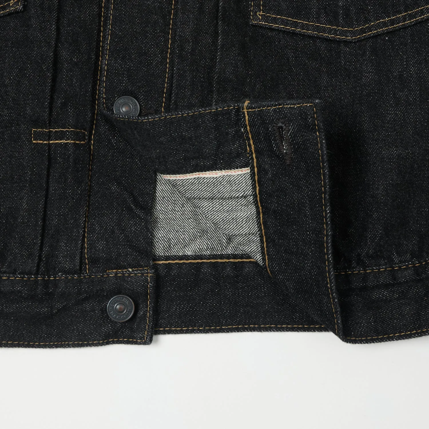 Freewheelers 507B 'The Vanishing West' 14oz Type II Denim Jacket - Black