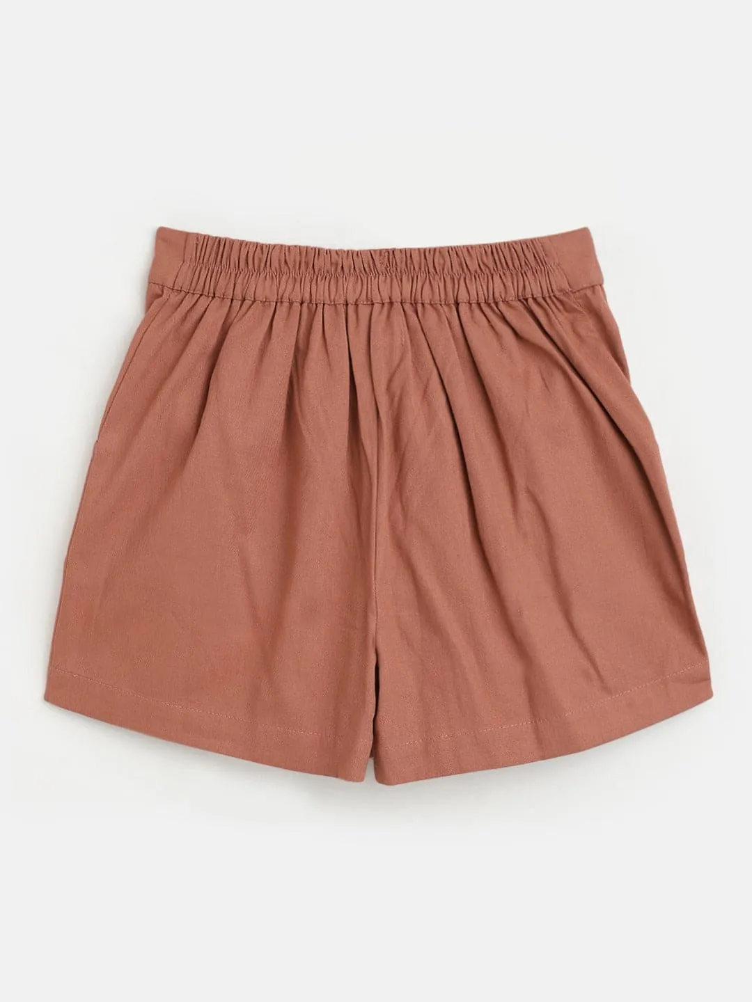 Girls Coral Twill Skorts - Lyush Kids