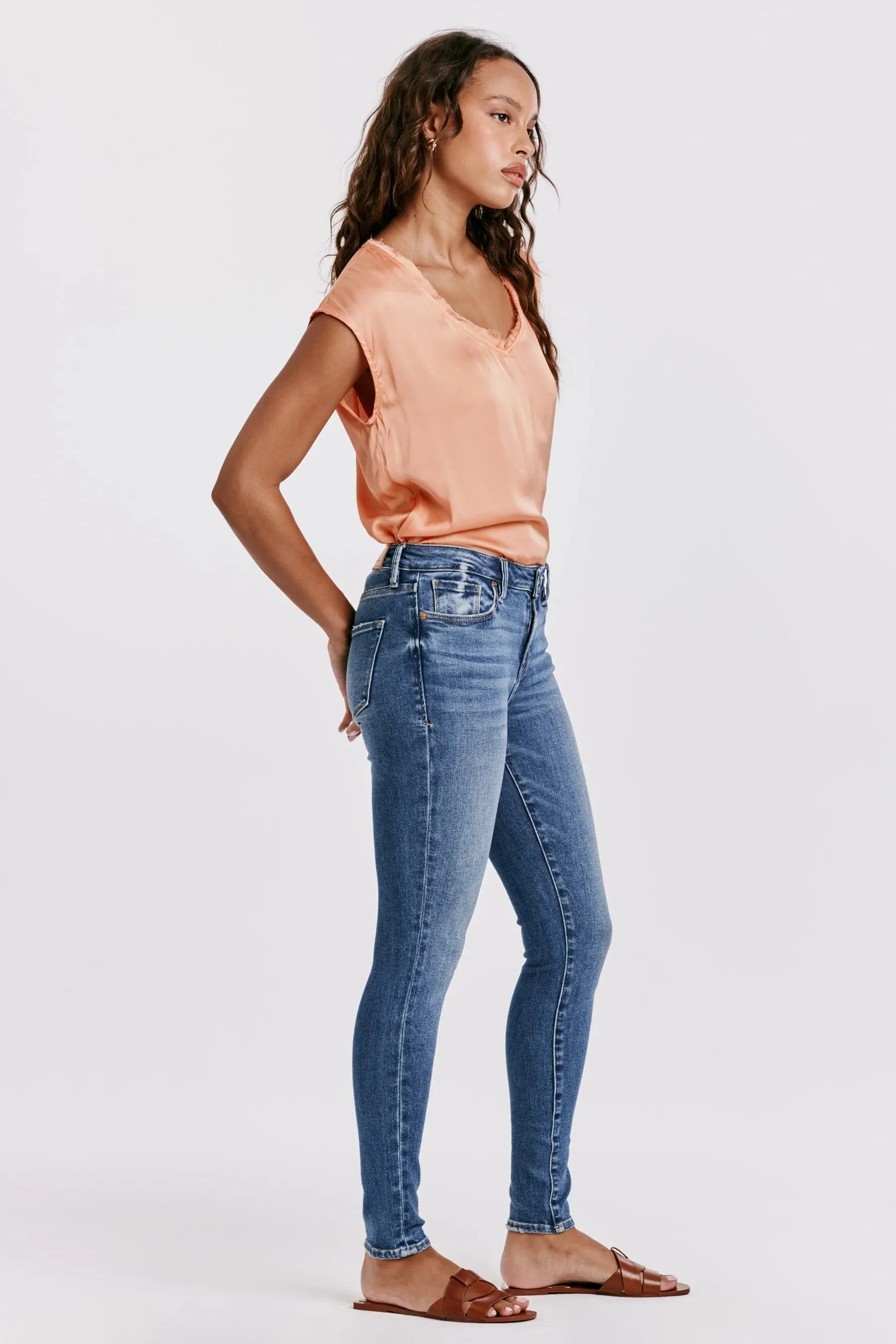 Gisele High Rise Skinny Ankle - Manatiba [Dear John Denim]