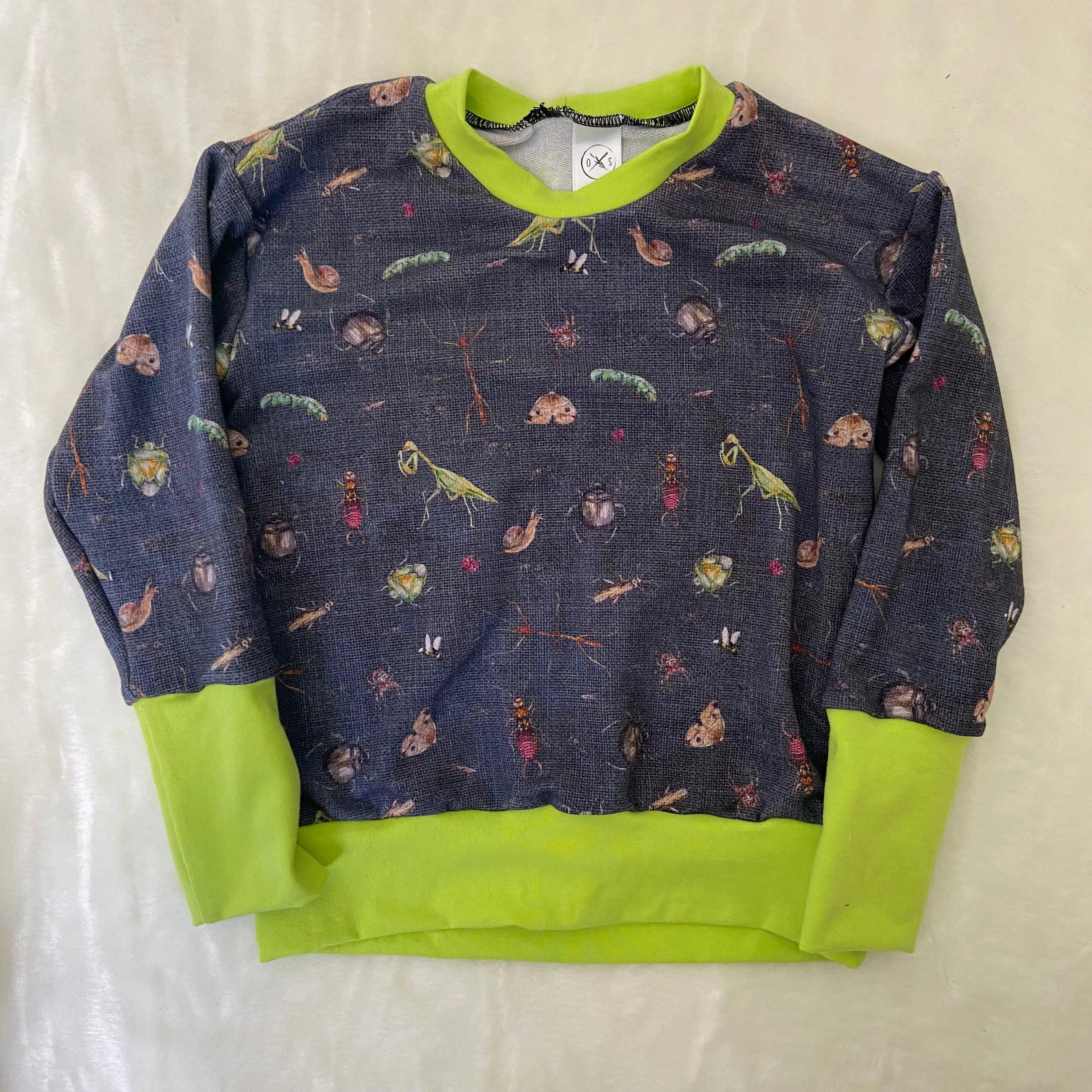 Grow With Me Slouchy Crewneck - Bug Life