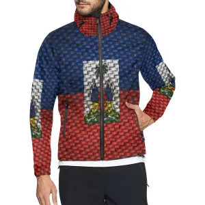 HAITI FLAG All Over Print Windbreaker for Unisex