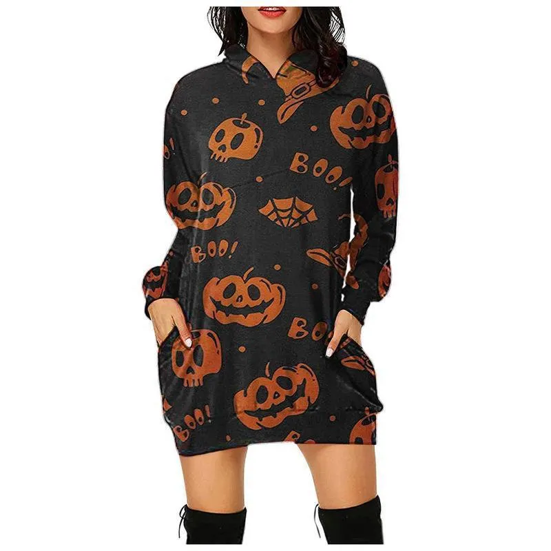 Happy Halloween Plus Sizes Women Hoodies