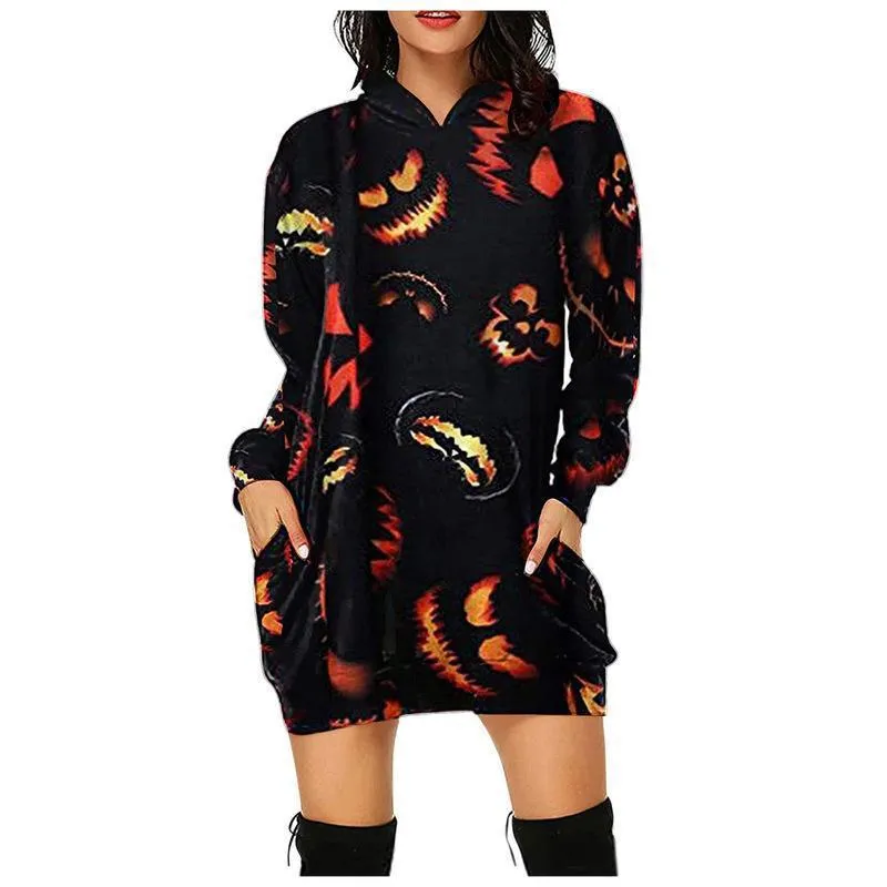 Happy Halloween Plus Sizes Women Hoodies