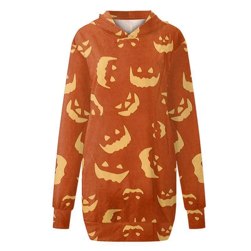 Happy Halloween Plus Sizes Women Hoodies