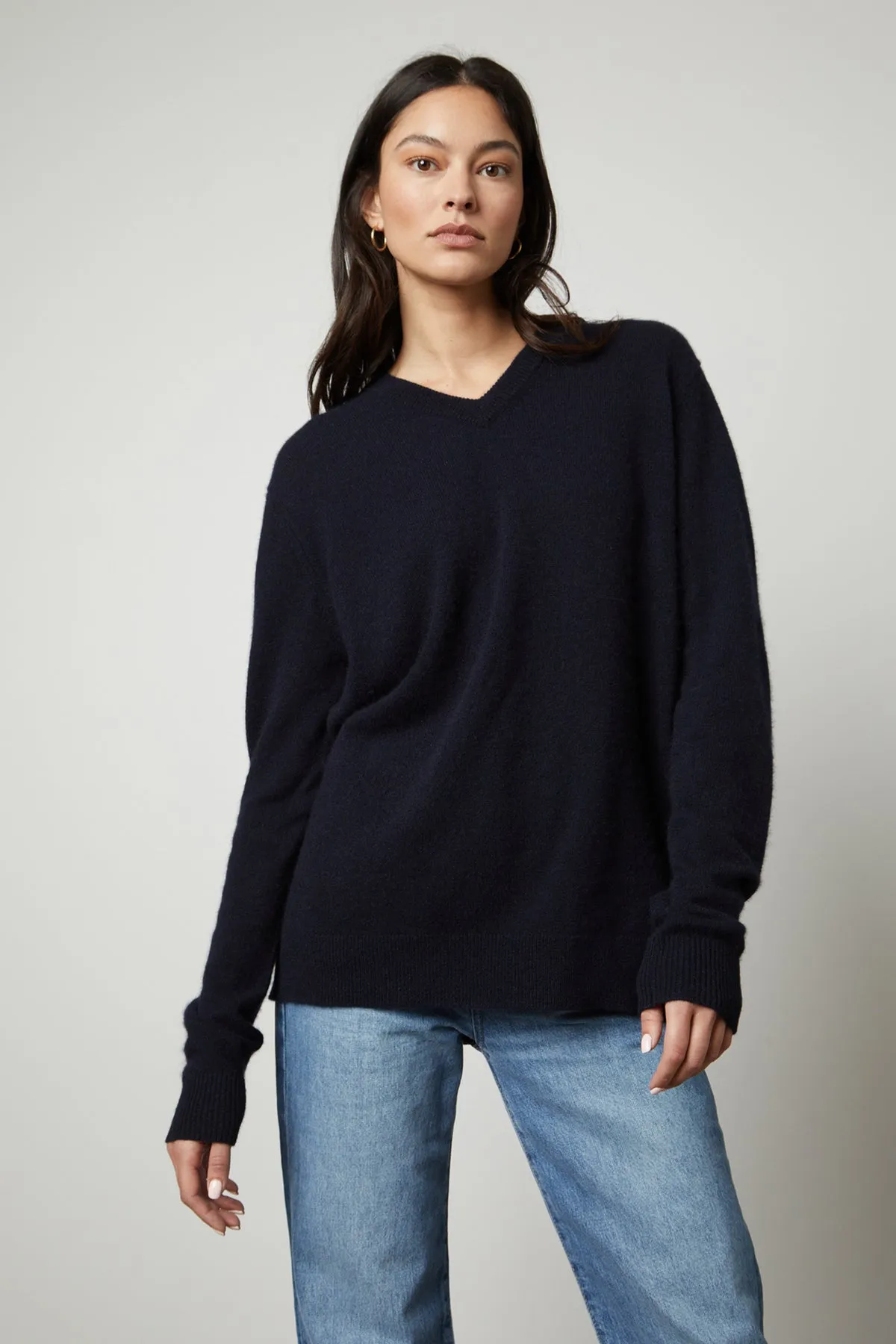 HARMONY CASHMERE V-NECK SWEATER