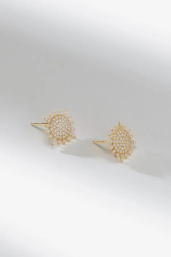 Indira Earrings :: Gold